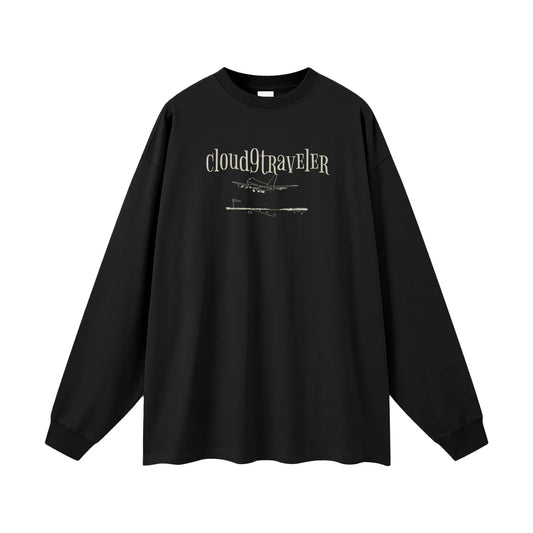 Oversized Unisex Long Sleeve T-Shirt - B&M