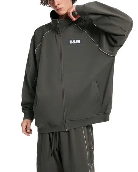 Unisex Oversized Zip-Up Jacket - B&M