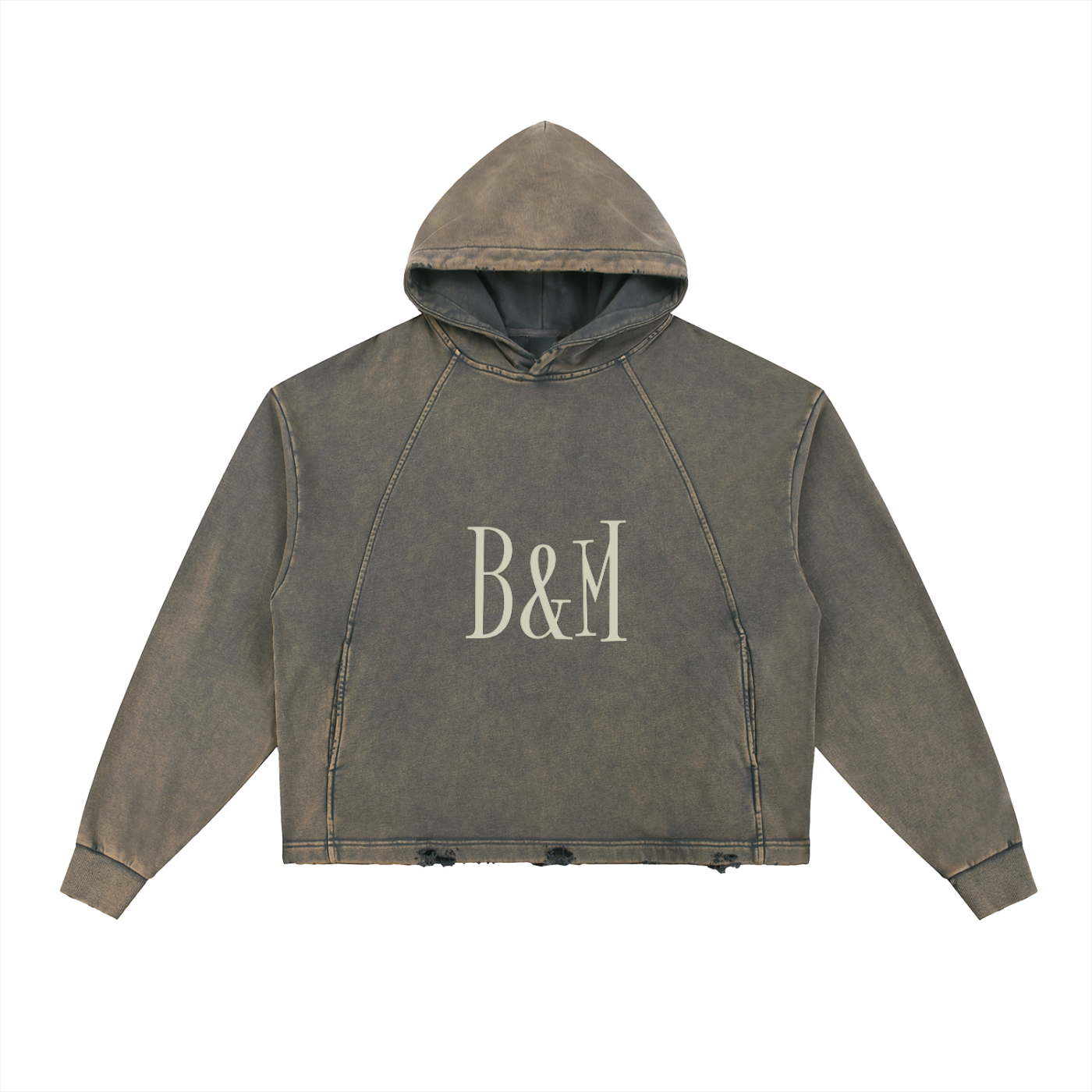Vintage Cropped Hoodie