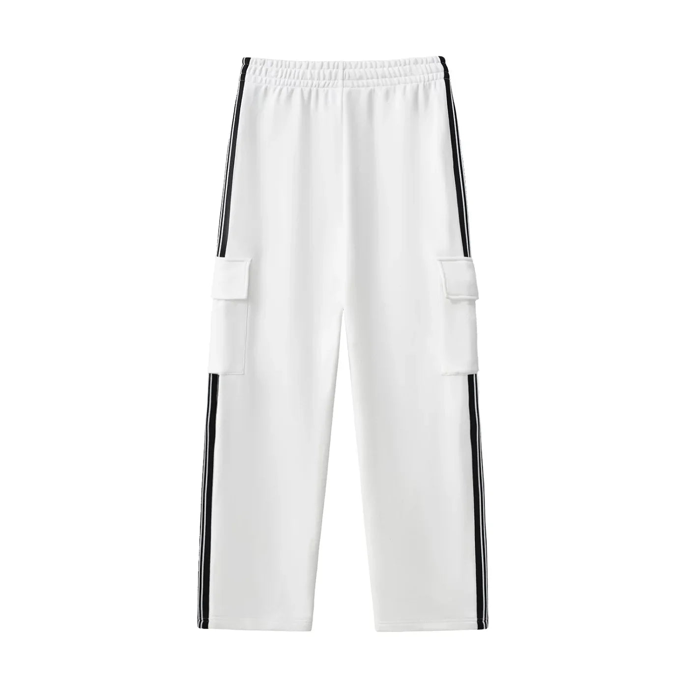 Side Stripe Straight-Leg Pants - B&M