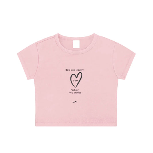 Women’s Bodycon Crop Top – Slim Fit Cotton-Spandex Blend, Small Sizing - B&M