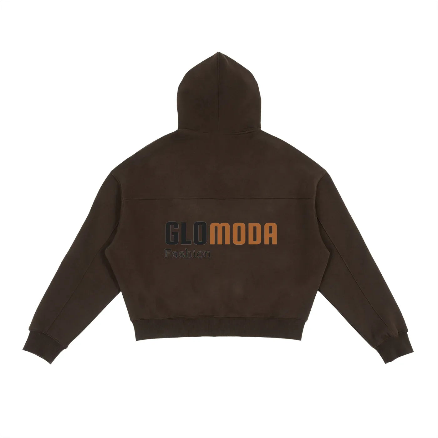 Unisex Brown Double-Zip Hoodie - B&M