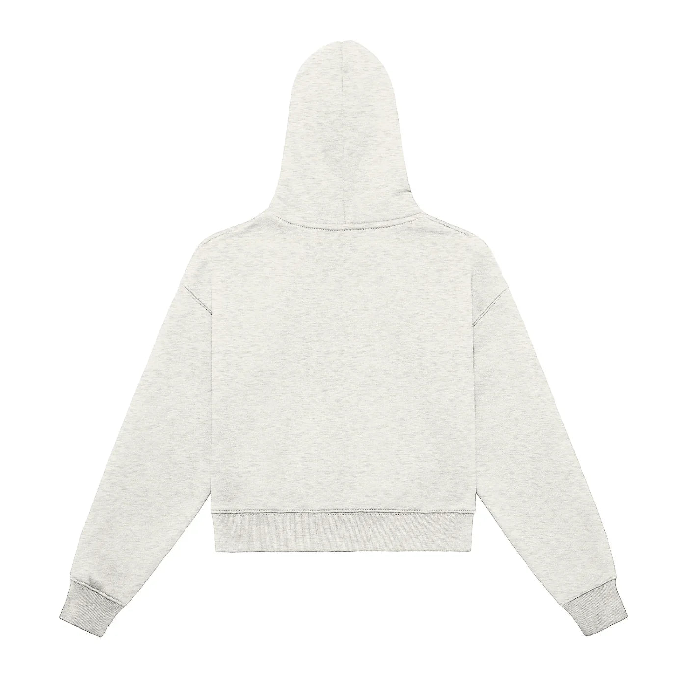Fleeced Zip-Up Cropped Hoodie - B&M
