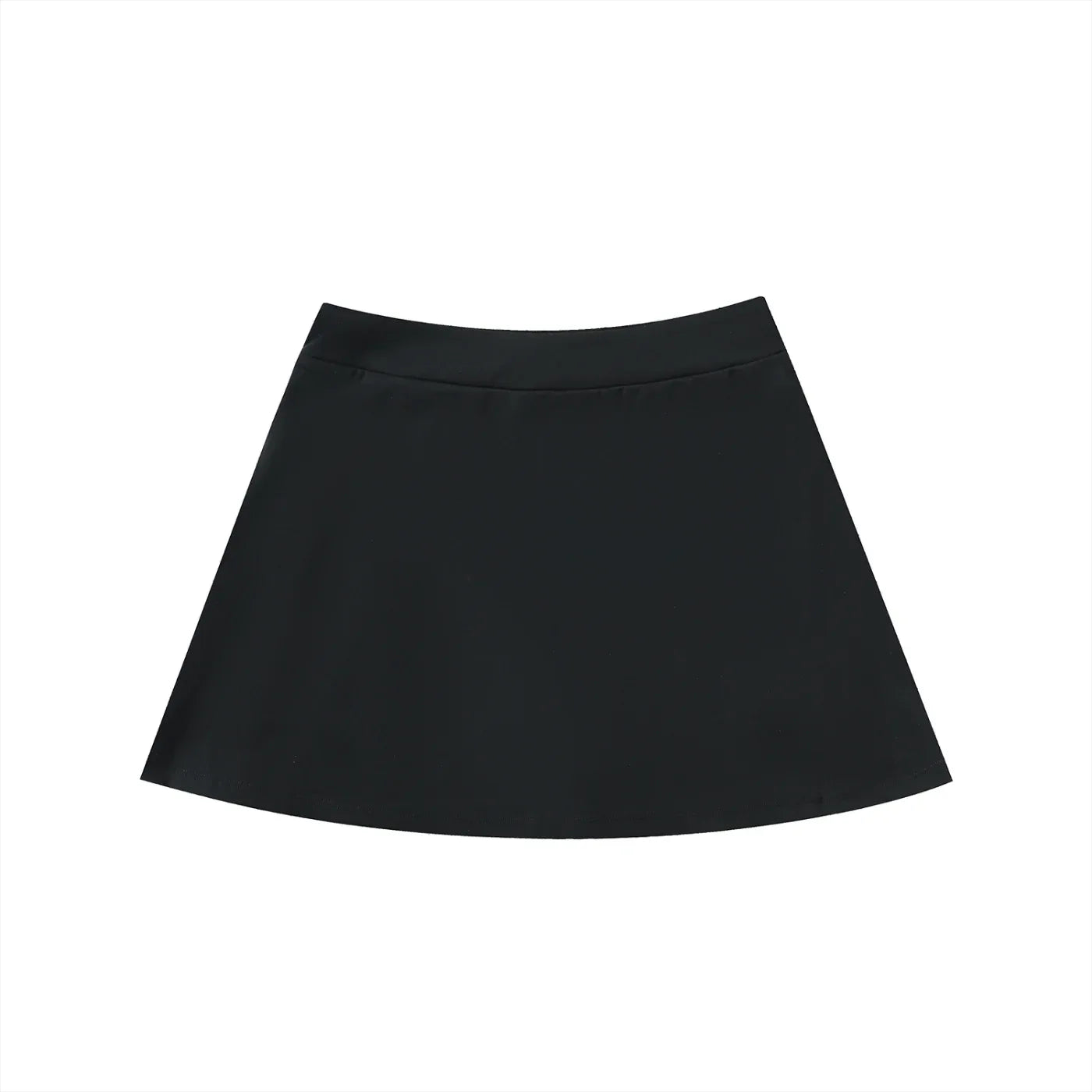 High-Waist Pocketed A-Line Skirt - B&M