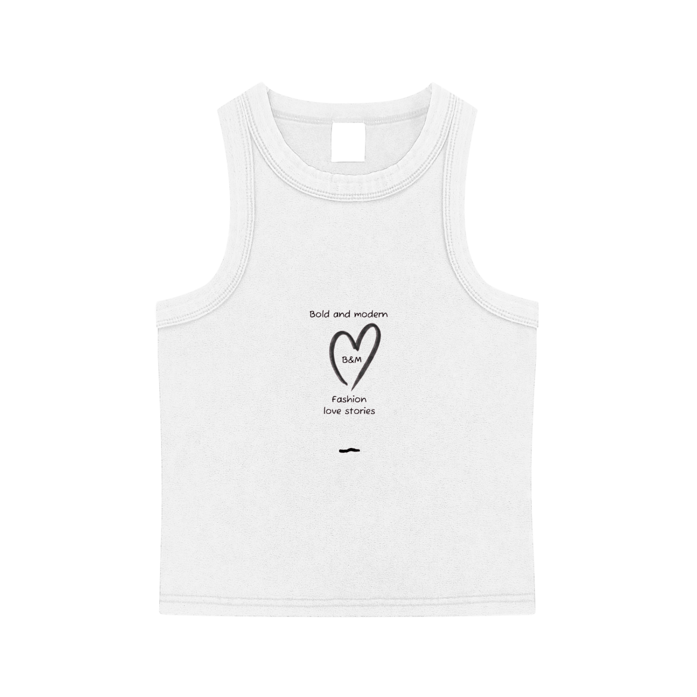 Cropped Love Graphic Tee – Trendy & Playful Style