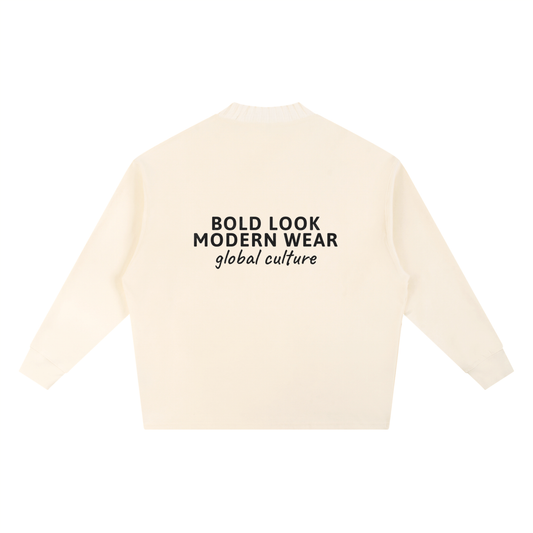 Round Neck Oversize Sweatshirt