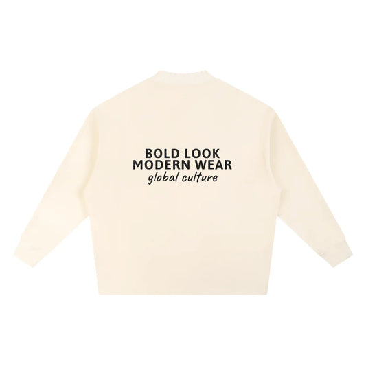Round Neck Oversize Sweatshirt - B&M