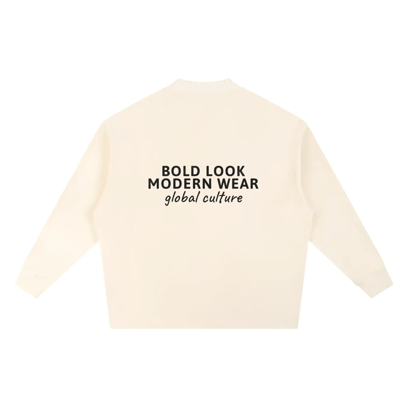 Round Neck Oversize Sweatshirt - B&M
