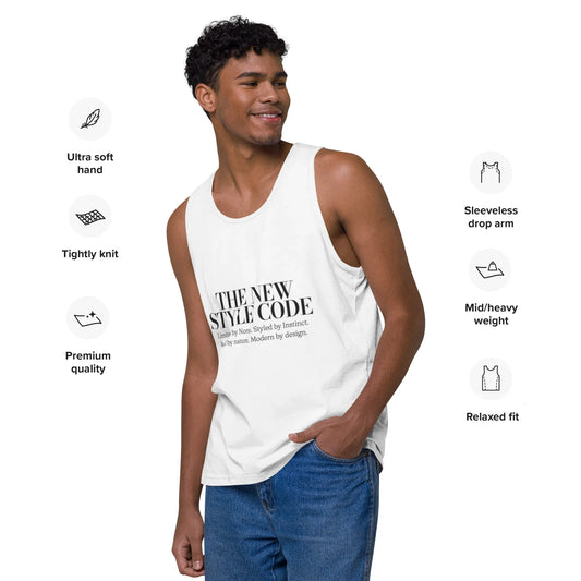 White Graphic Vest - B&M