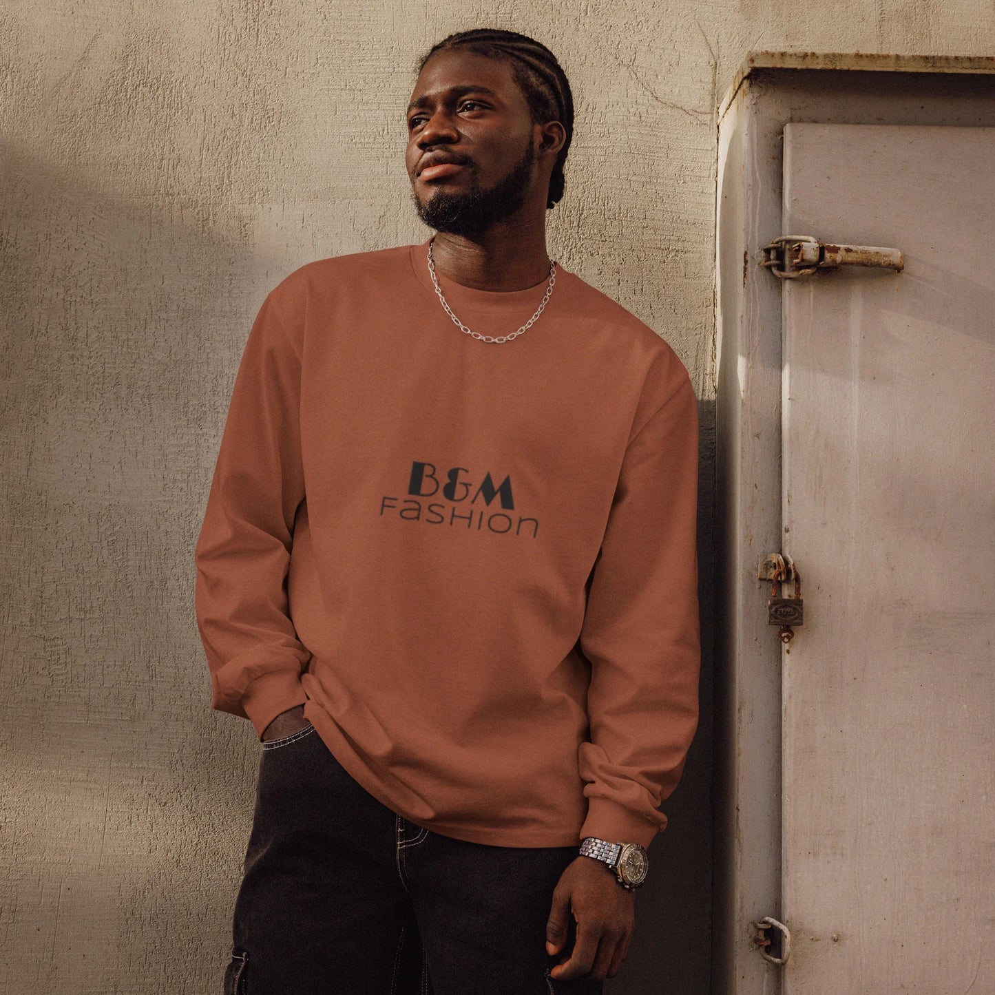 Premium heavyweight long sleeve shirt - B&M