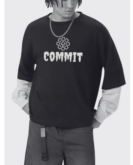 techwear hoodie T-shirt