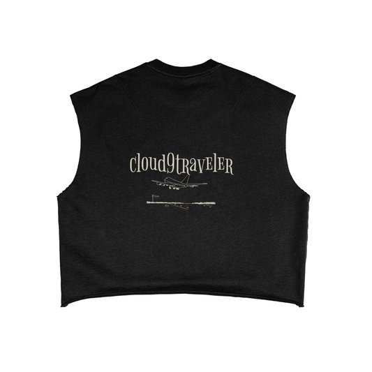 French Terry Boxy Tank Top – Loose Crop Sleeveless & Stylish