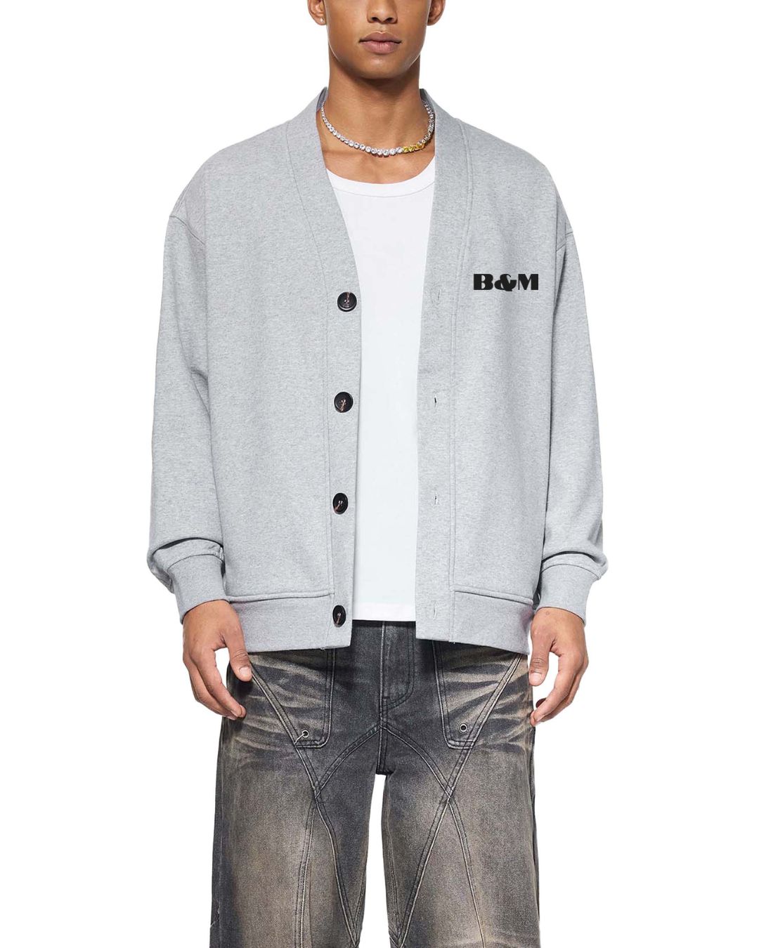Essential Heavyweight Sweat Cardigan