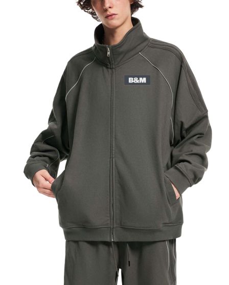 Unisex Oversized Zip-Up Jacket