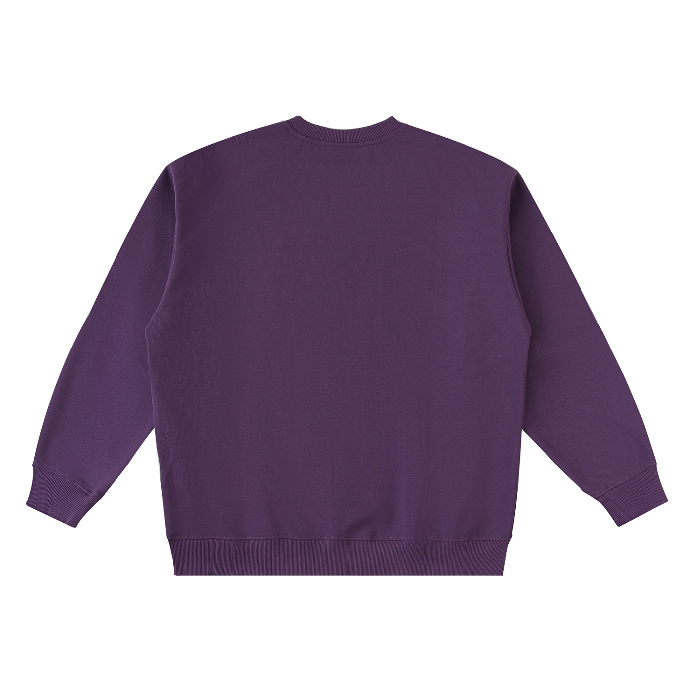 Oversized thin fleece sweatshirt