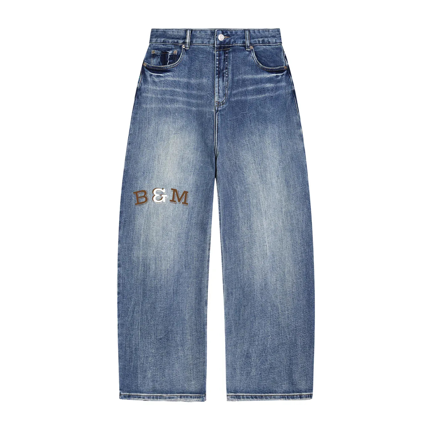 Sun Fade Heavyweight Denim Jeans - B&M 