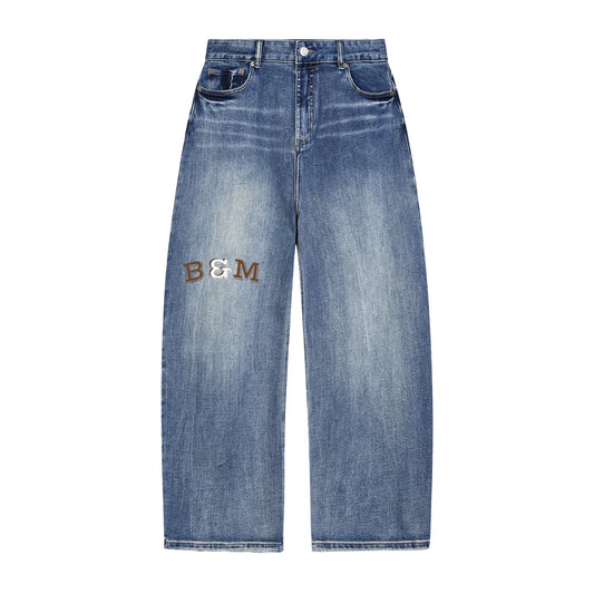 Sun Fade Heavyweight Denim Jeans - B&M 