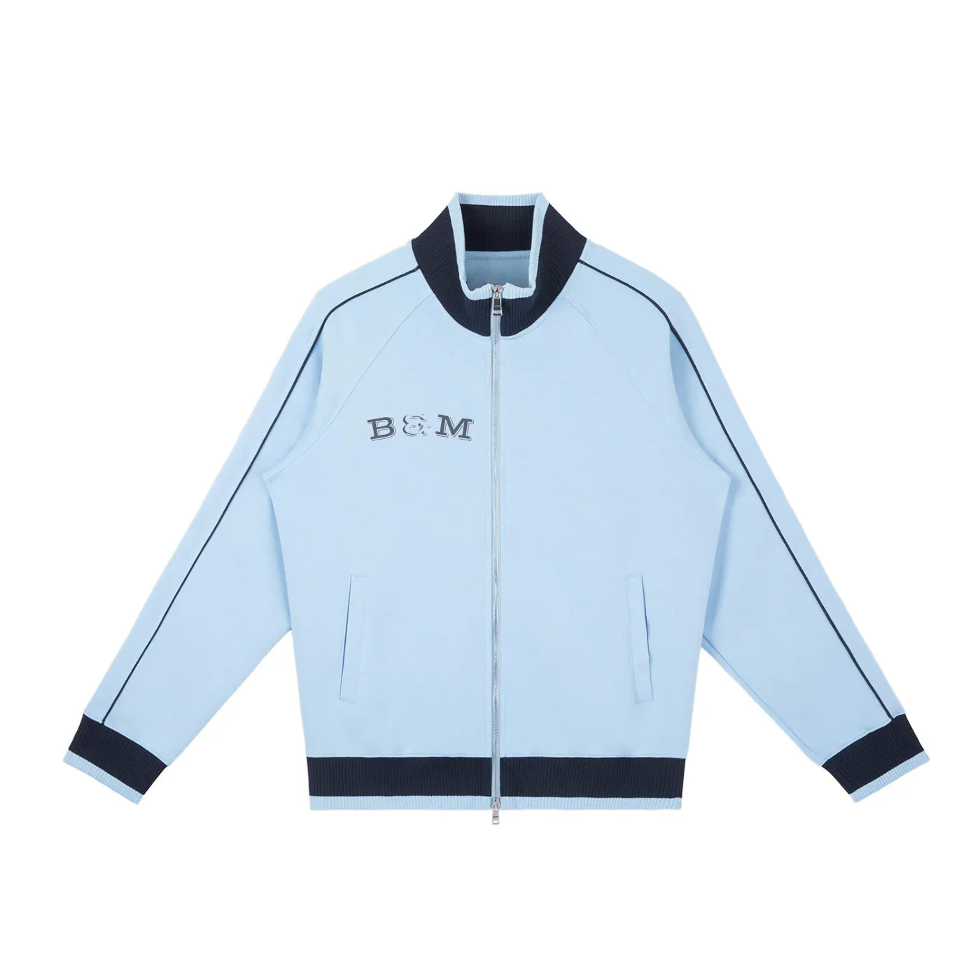 Color Block Raglan Sleeve Zip Track Jacket - B&M 