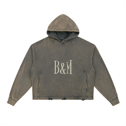 Vintage Cropped Hoodie