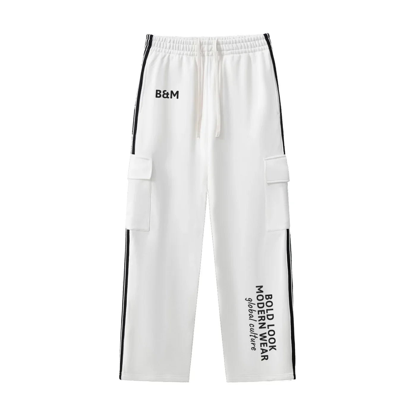 Side Stripe Straight-Leg Pants - B&M 