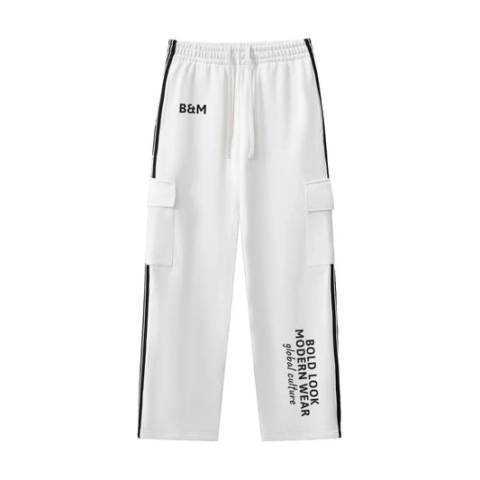 Side Stripe Straight-Leg Pants - B&M 