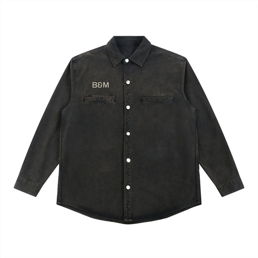 Denim Vintage Washed Heavyweight Jacket - B&M 