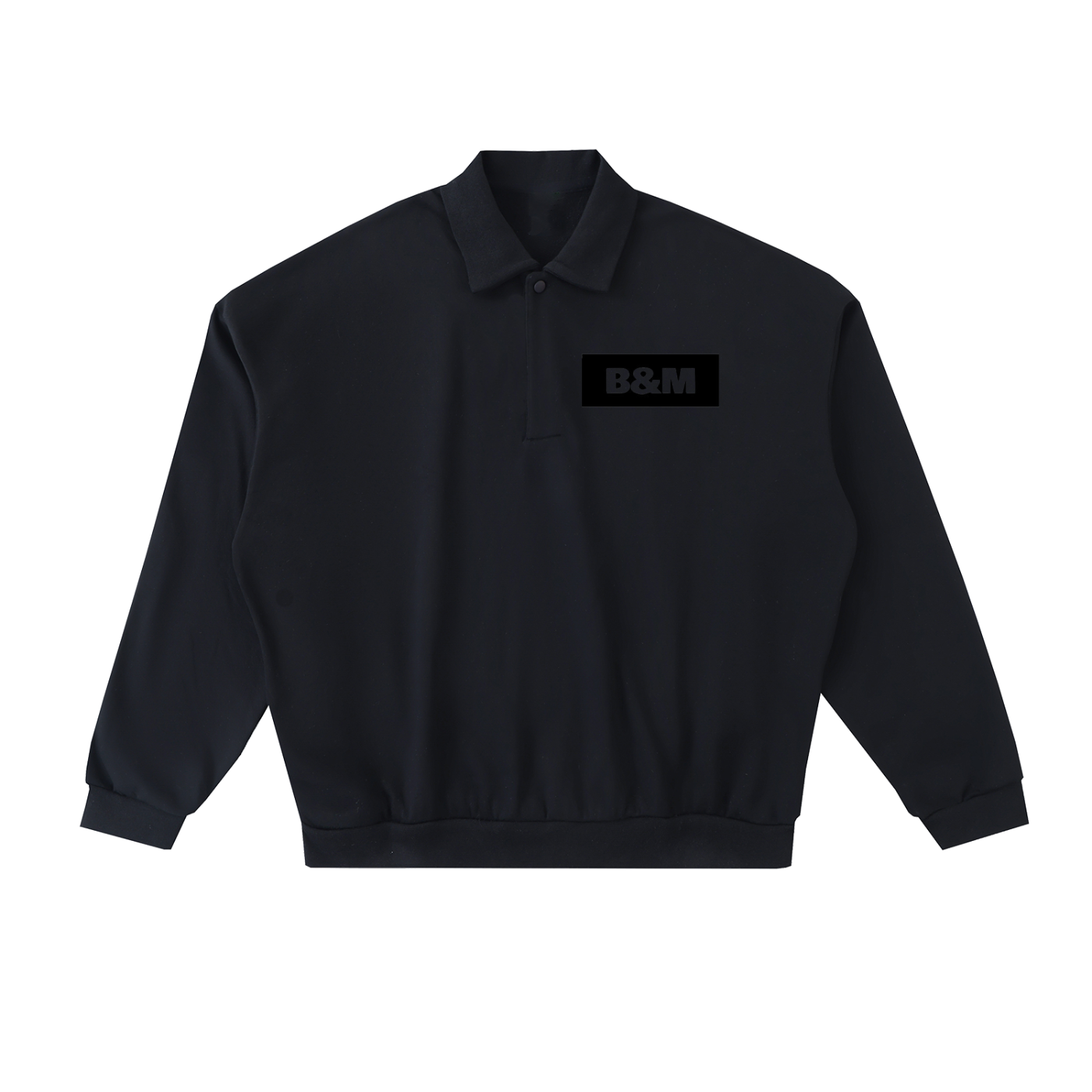Men's Heavyweight Fleece Drop-Shoulder Polo