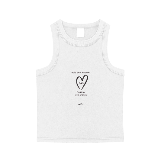 Cropped Love Graphic Tee – Trendy & Playful Style