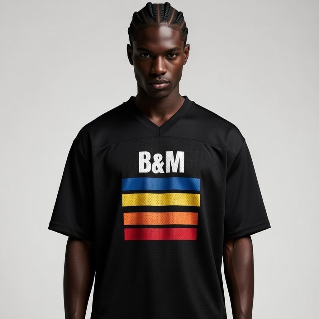 Boxy football jersey