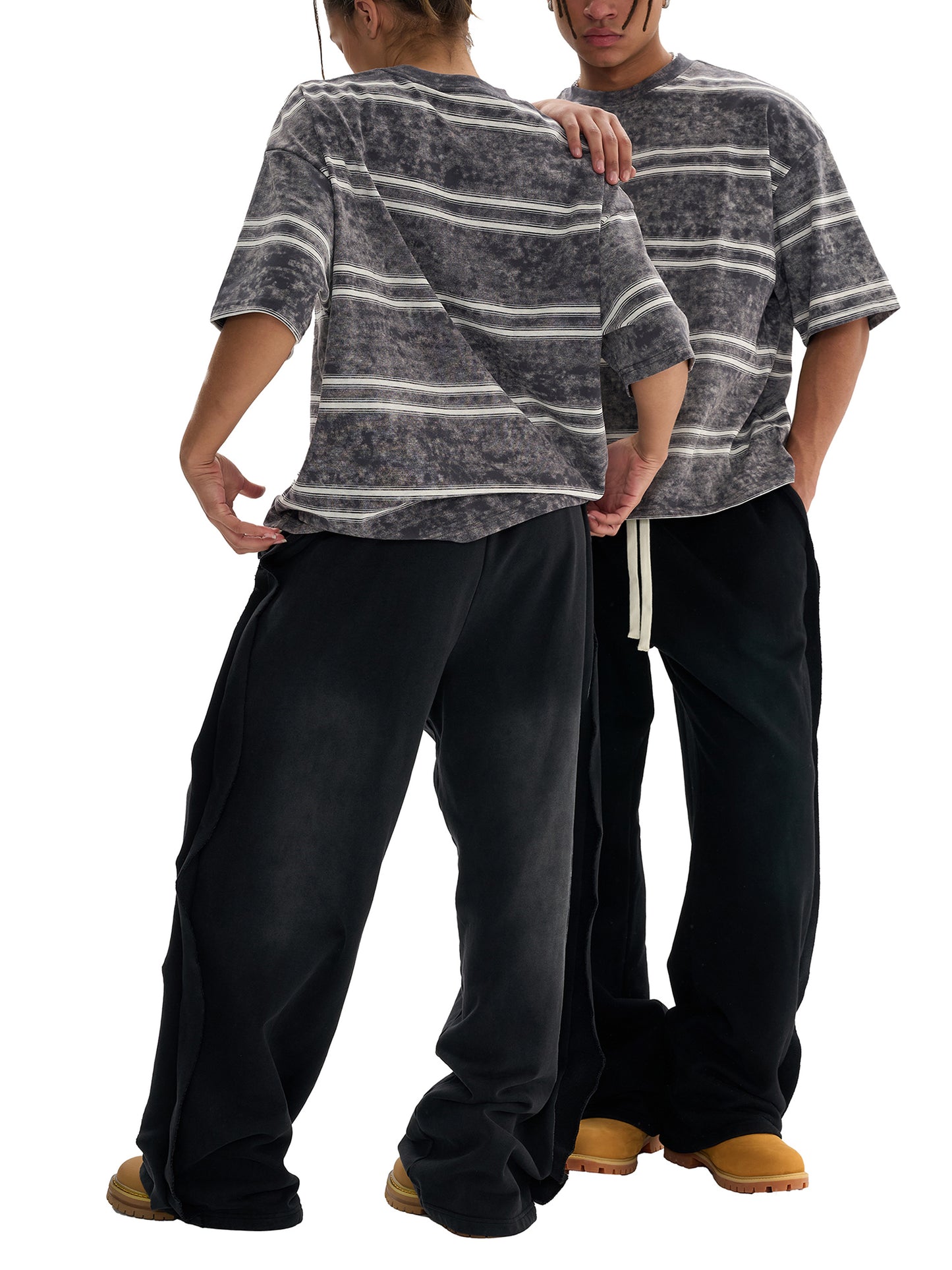 Frosted Stripe Boxy Tee