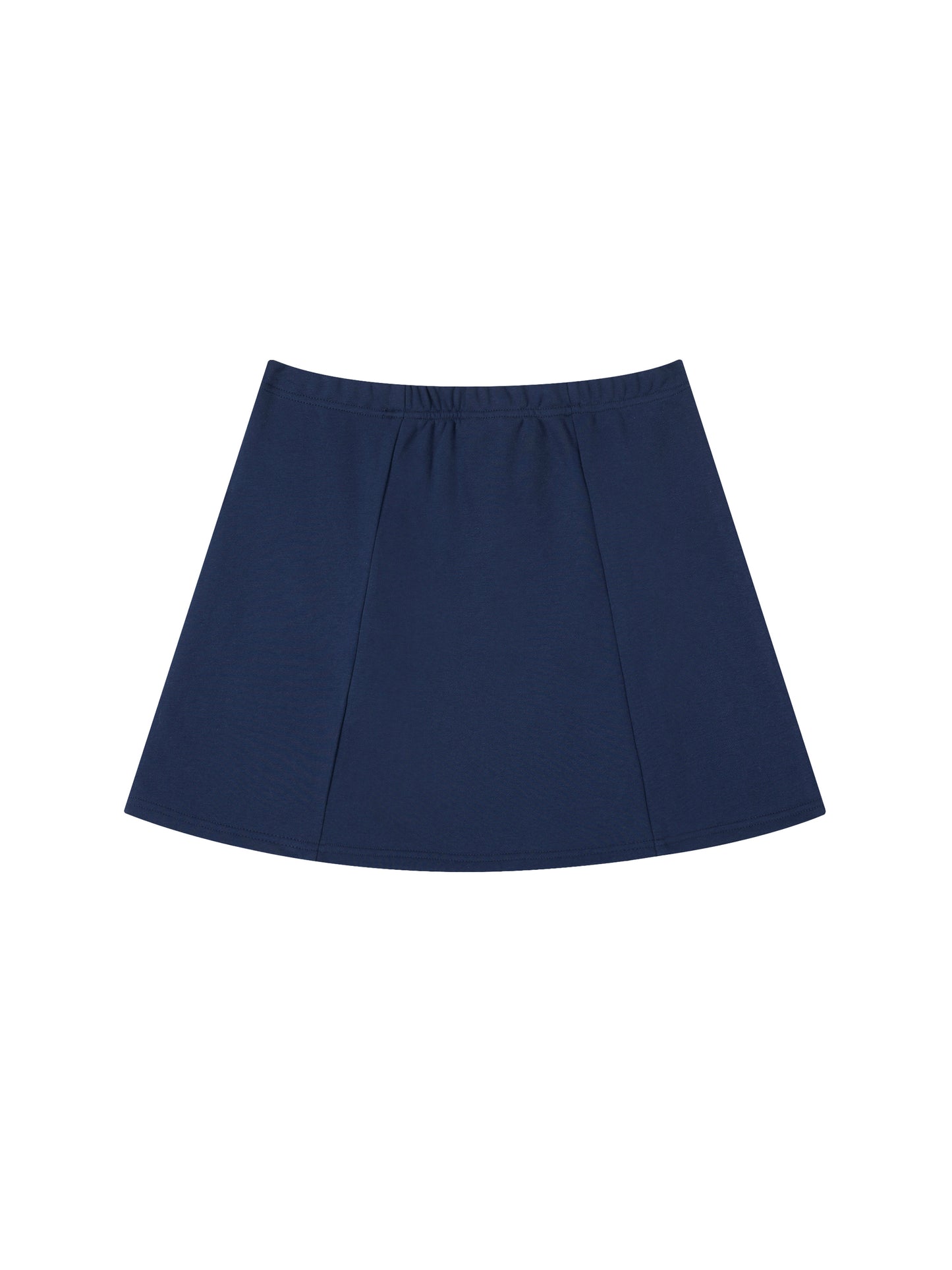 Contrast Side Stripe Slit Skirt