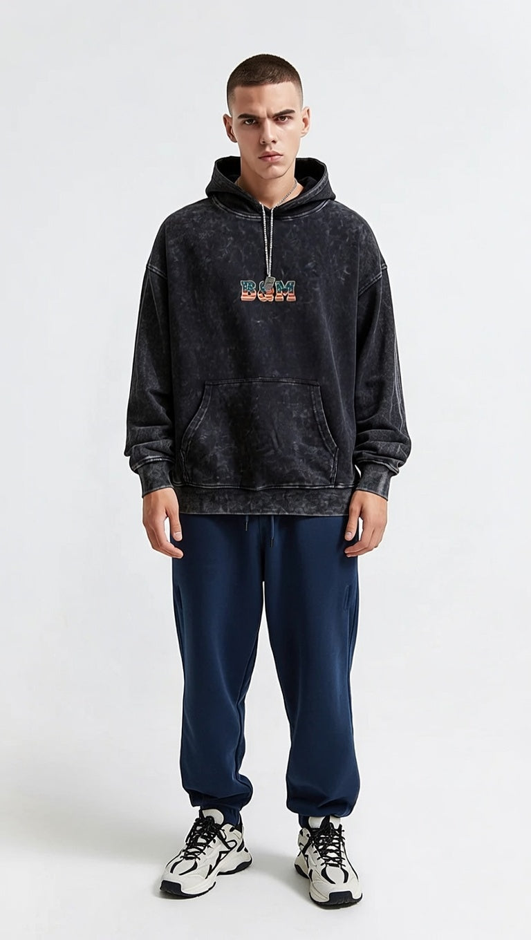 Unisex Washed Vintage Hoodie