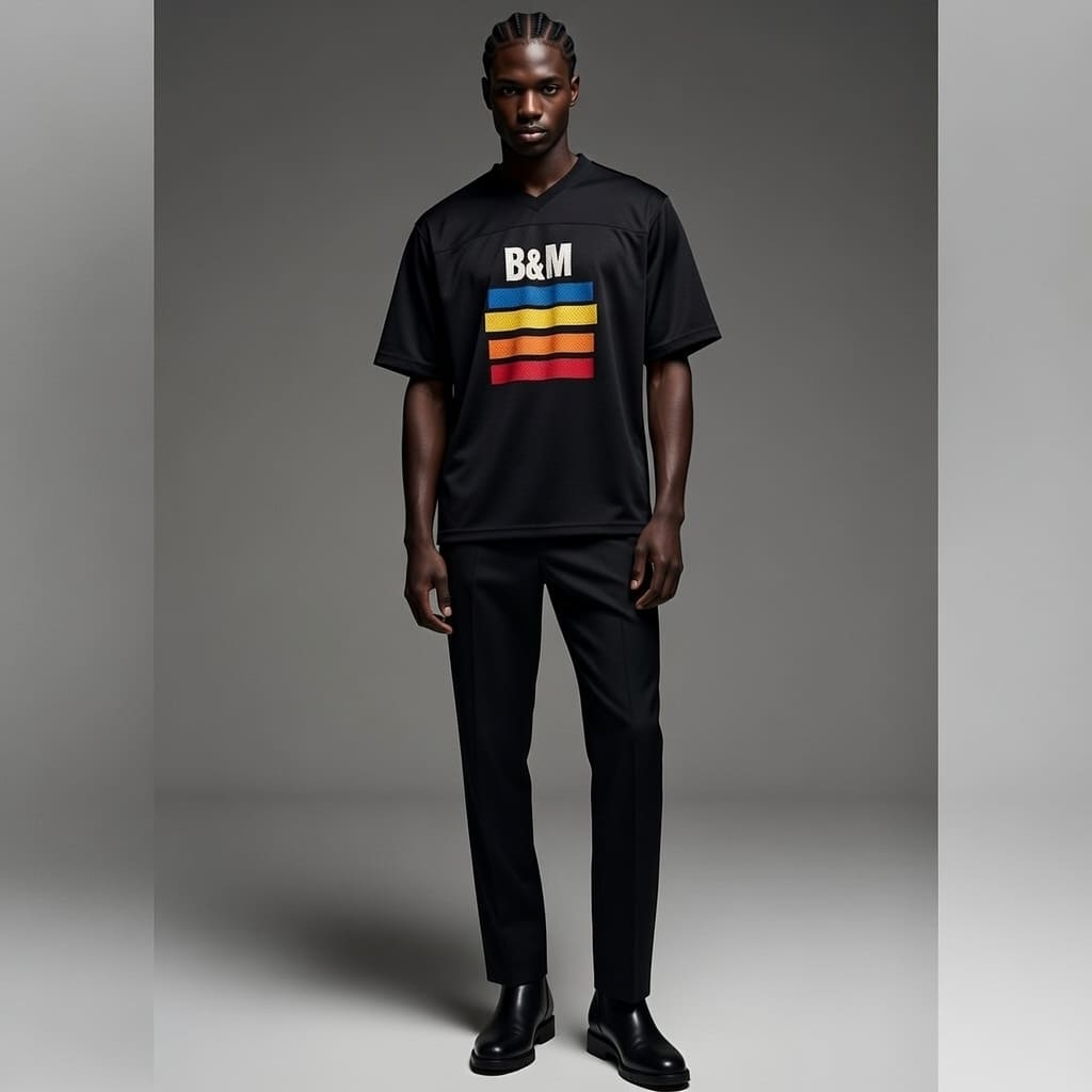 Boxy football jersey