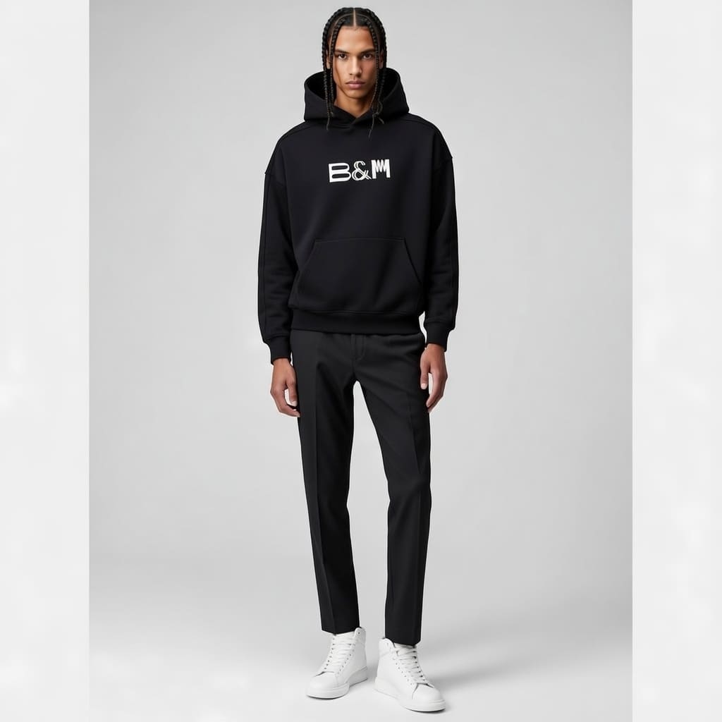 Autumn/Winter Men's Street Style Graphic Hoodie