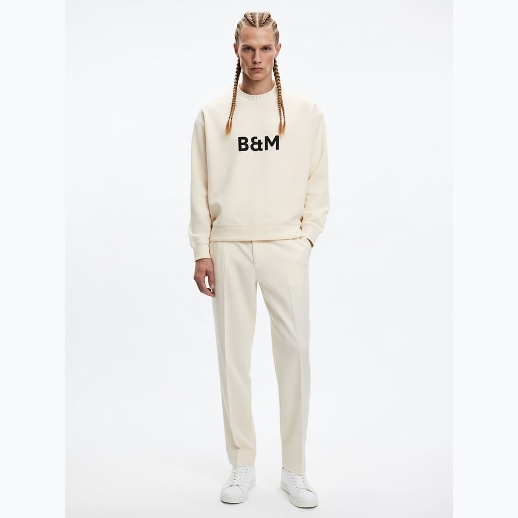 Unisex Round Neck Oversize Sweatshirt