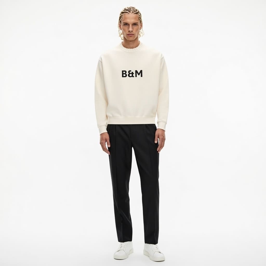 Unisex Round Neck Oversize Sweatshirt