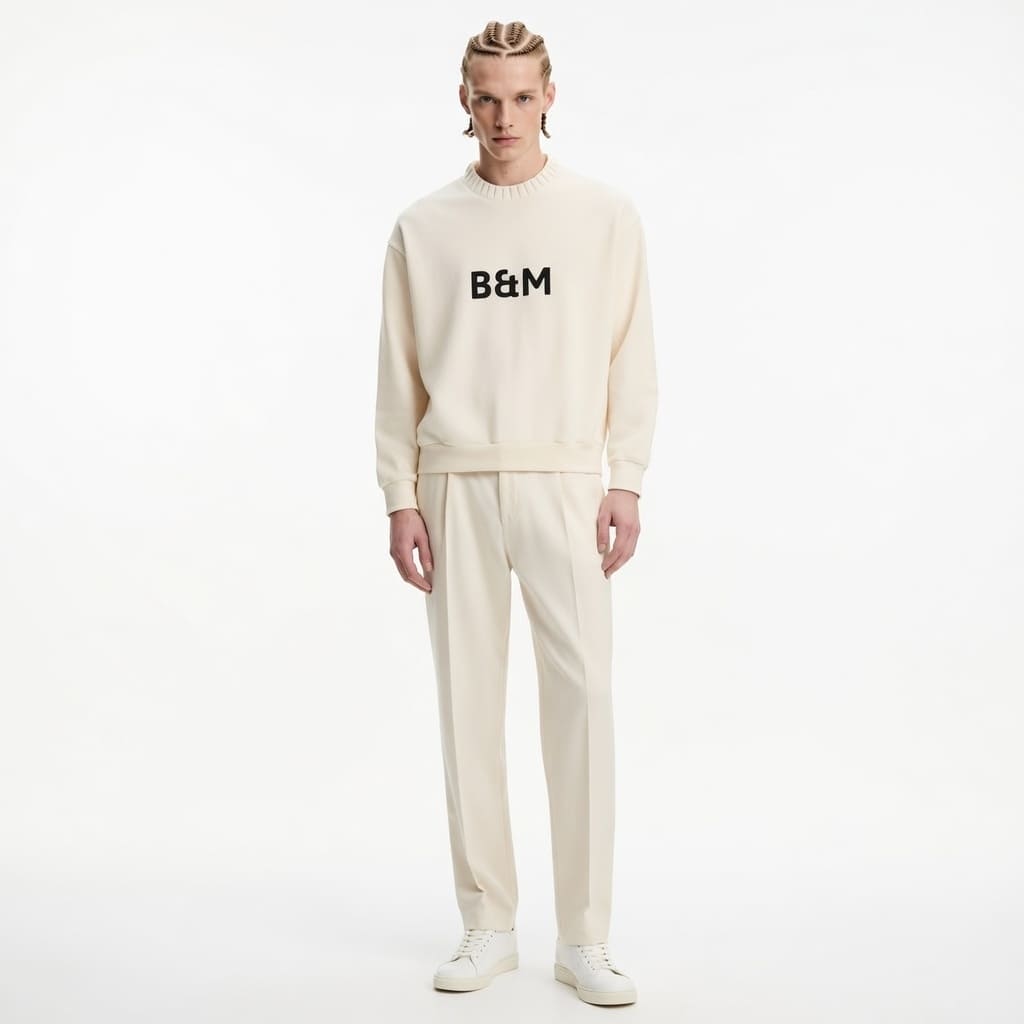 Unisex Round Neck Oversize Sweatshirt