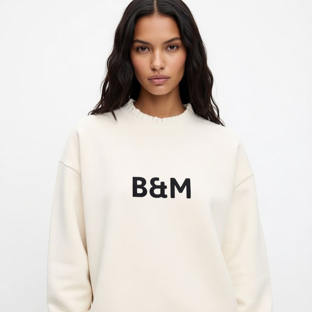 Unisex Round Neck Oversize Sweatshirt