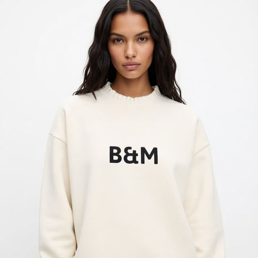 Unisex Round Neck Oversize Sweatshirt